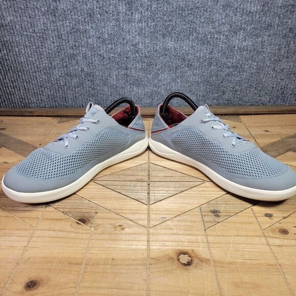Olukai Moku Pae Shoes Mens 9 Grey Sneakers Mesh Slip On Comfort Casual‎ Sneakers - Picture 5 of 11